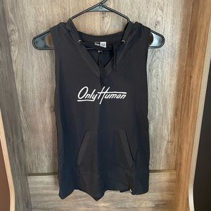 Only Human hoodie tank